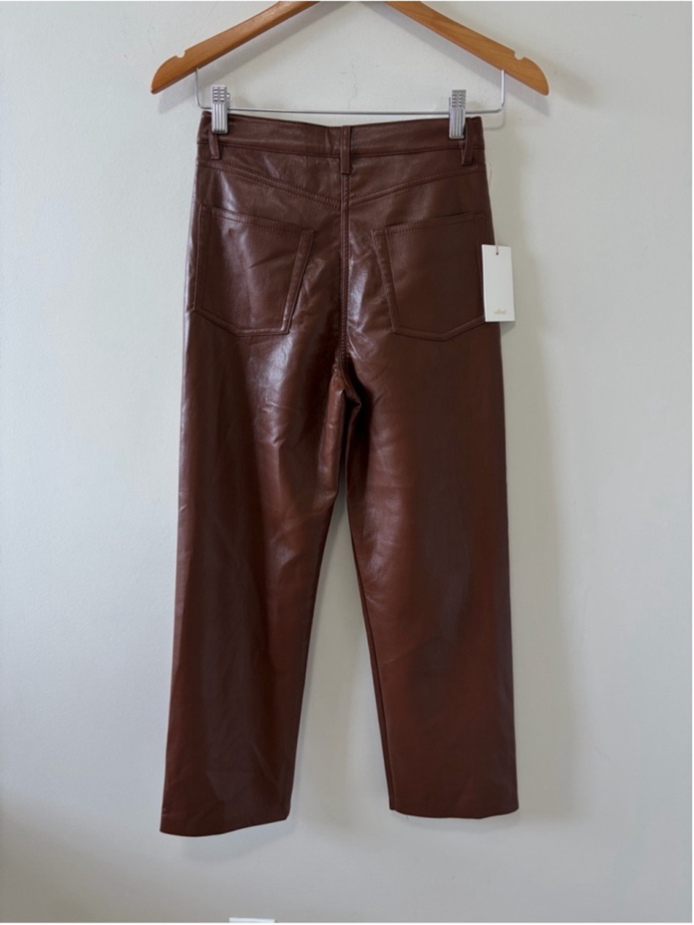 Aritzia The Melina Cropped Pant in Cognac Size 2 - Picture 9 of 15